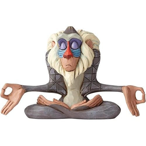 Enesco - 6000962 Disney Traditions by Jim Shore Lion King Rafiki Figurine, 3.1 Inch, Multicolor