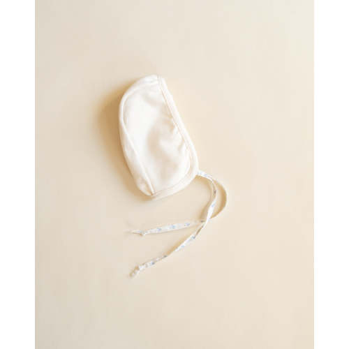 Ecru Iona Bonnet -Blue calico
