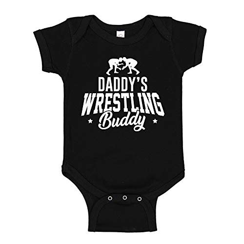 Daddy's Wrestling Buddy Baby Bodysuit One Piece or Toddler T-Shirt Wrestler Infant Clothing