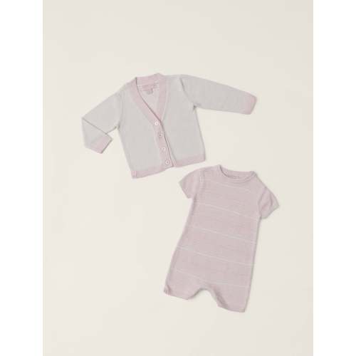 CozyChic Ultra Lite® Heathered Stripe Onesie Set