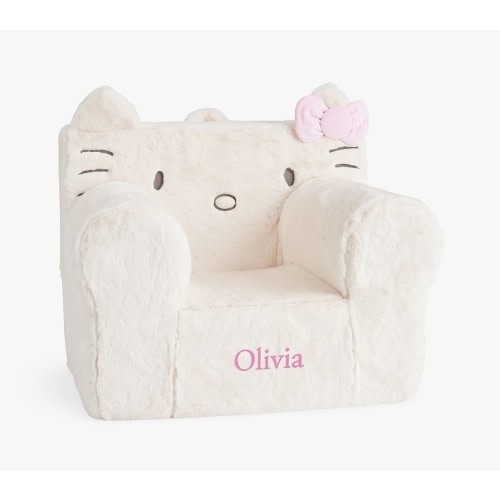 Kids Anywhere Chair®, Hello Kitty® Faux Fur Ivory