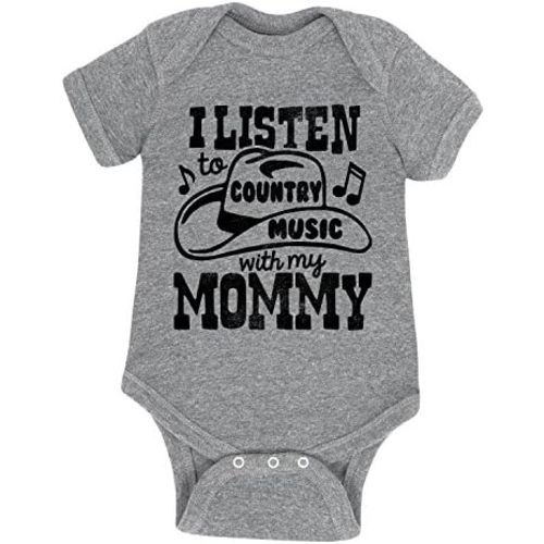 Instant Message - Country Music Mommy - Infant Baby One Piece