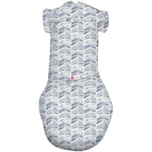 embé 2-Way Transition Swaddle, 12-18 lbs, Arms & Legs In Or Out, Warm Up & Cool Down 100% Cotton, 3-6 Months