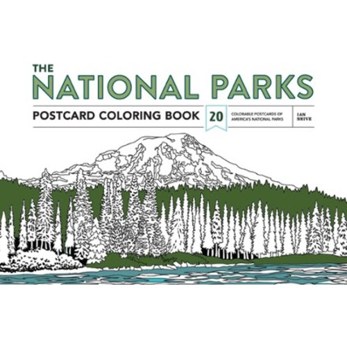 National Parks Postcard Coloring Book