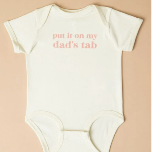 Put it on Dads Tab Bodysuit