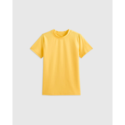 Short Sleeve Rash Guard Top - Kid in Yellow