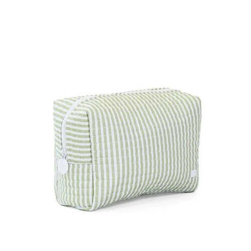Quilted Everyday Bag- Pimlico Stripe Sage