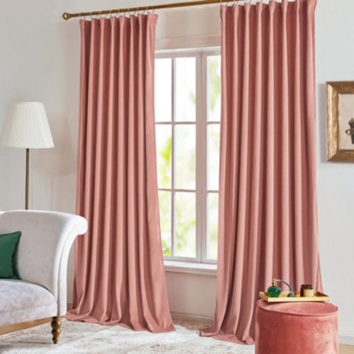 Ebern Designs Total Blackout Luxury Rod Pocket and Back Tab curtains & Reviews | Wayfair