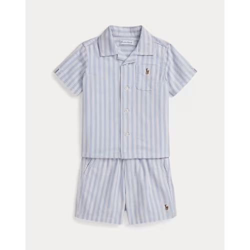 Oxford Shirt & Polo Prepster Short Set