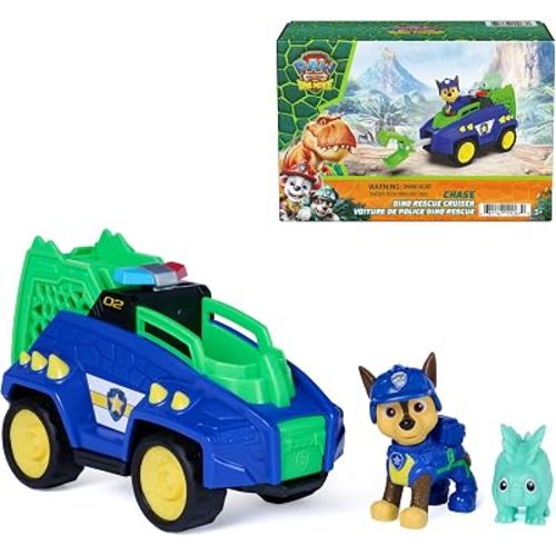 PAW Patrol The Dino Movie Chase Dino Rescue Cruiser Toy Car Vehicle
