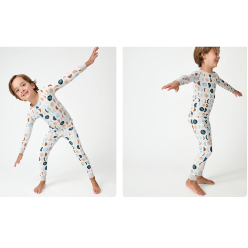 Luna Neutral Two-Piece Pajama Set