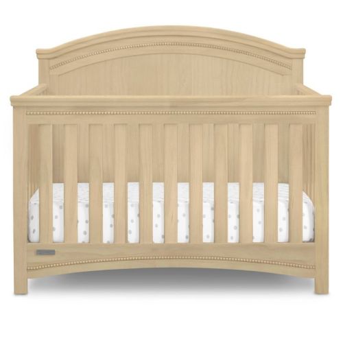 Simmons Kids SlumberTime Emma 4-in-1 Convertible Baby Crib 'N' More - Greenguard Gold Certified - Natural Sandstone