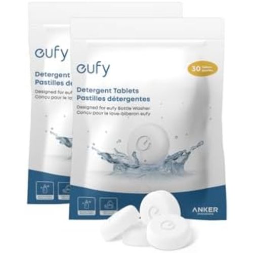 eufy Baby Bottle Washer, Detergent Tablets, 60 Count (2-Pack)