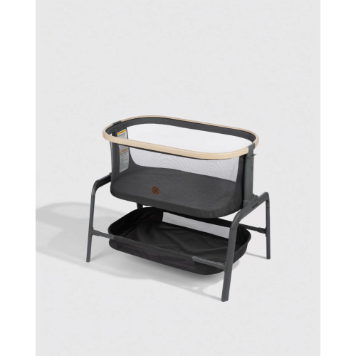 Iora Bedside Bassinet by Maxi-Cosi in Classic Graphite