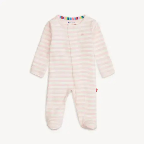 Magnetic Me, Magnetic Footie, Pink Stripe, 3-6 Months