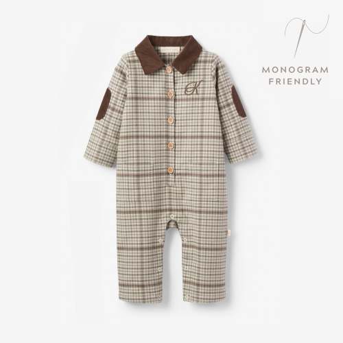 Heritage Plaid Jumpsuit – Elegant Baby