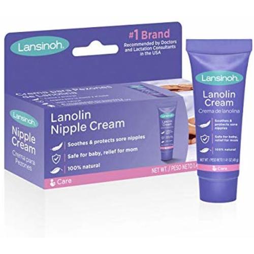 Lansinoh Lanolin Nipple Cream for Breastfeeding, 1.41 Ounces