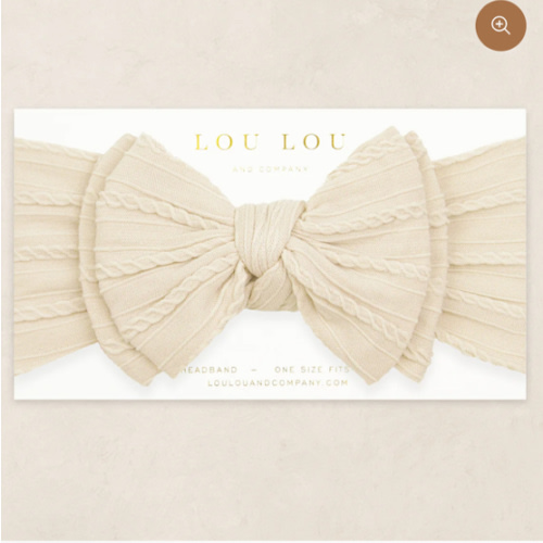 Cable Knit Headband - Oat