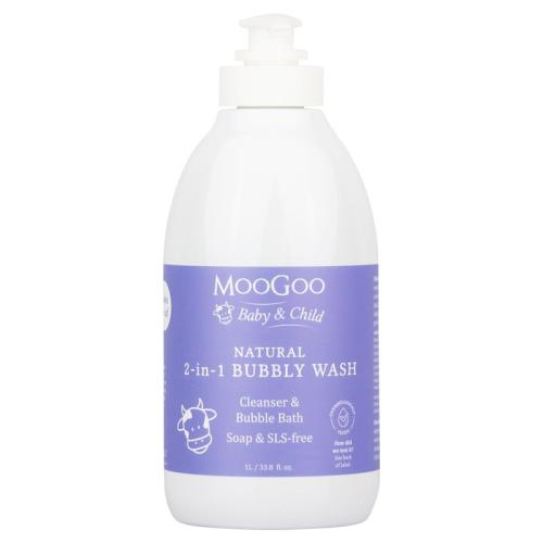 MooGoo Baby And Child 2 In 1 Bubbly Wash 1 Litre
