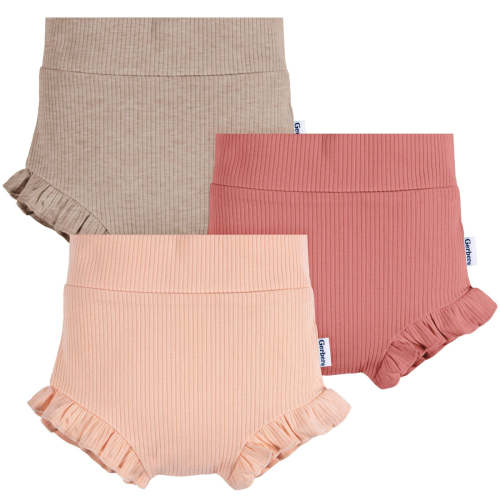 3-Pack Baby Girls Pinks & Oatmeal Bloomer Shorts – Gerber Childrenswear