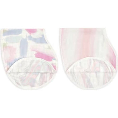 2-Pack Assorted Silky Soft Burpy Bibs