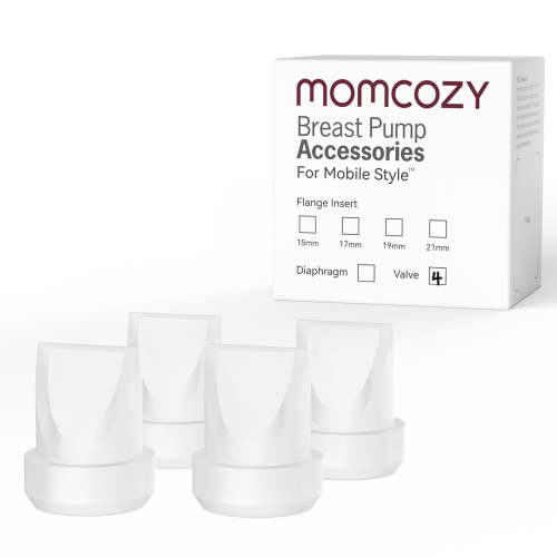 Momcozy Mobile Style Valves, Original Mobile Style M6 Breast Pump Replacement Accessories, 4 PCS