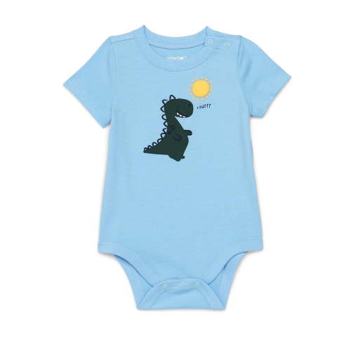 Garanimals Baby Boy Graphic Bodysuit with Short Sleeves, Sizes 0M-24M