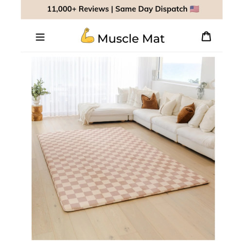 Designer Relax Mat - 1.4" Thick Foam Base