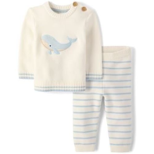 Gymboree Baby Boys' And Newborn Long Sleeve Sweater and Pants 2-piece Outfit Set