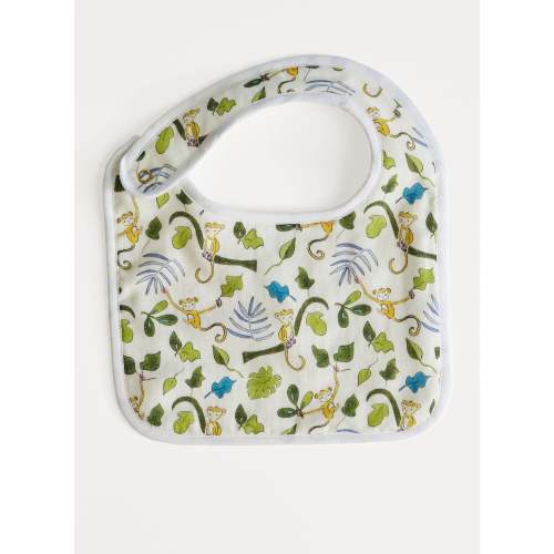 Baby Classic Bib - Happy Monkey