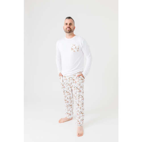 The First Noel Mens PJ Set Bamboo – Holy Pals