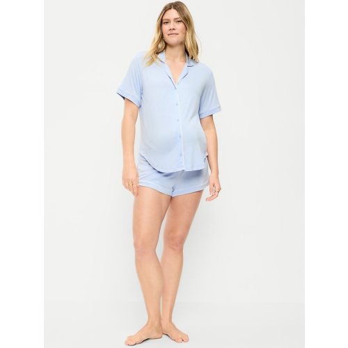 Maternity Classic Pajama Short Set