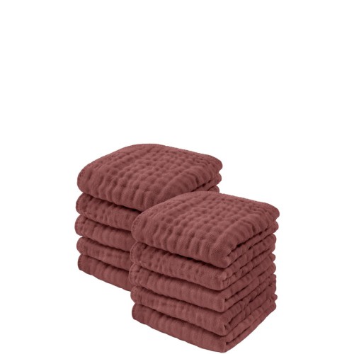 Muslin Washcloths - Pack of 10