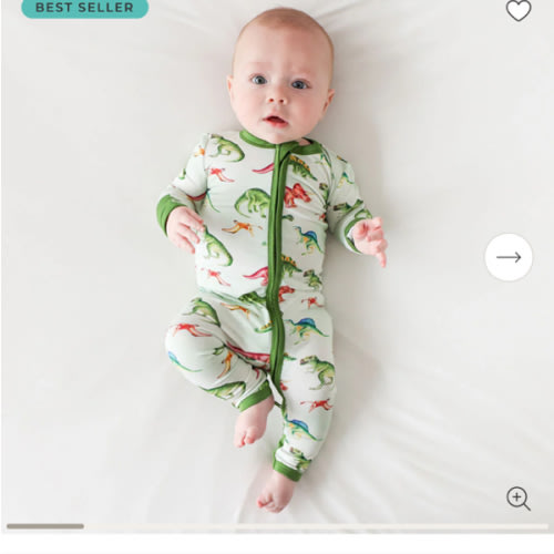 Dinosaur Green Baby Convertible Sleeper | Buddy