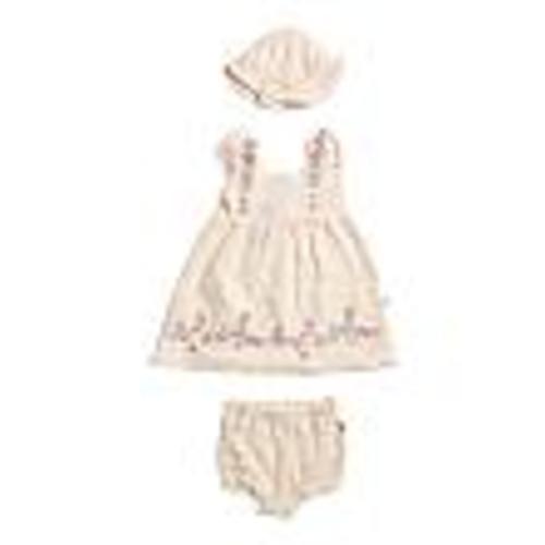 Infant Girls Floral Border Dress With Bloomers And Hat | Kids & Baby | TJ Maxx