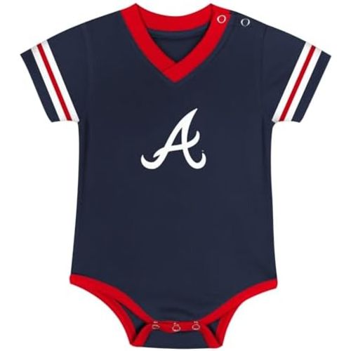 MLB Newborn & Infants 0-24 Months Official Primary Logo Creeper Romper Jersey