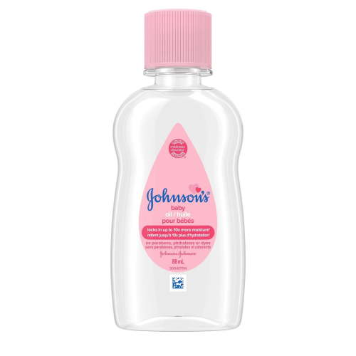 Johnson's Baby Oil, Baby Massage Oil, 88 mL