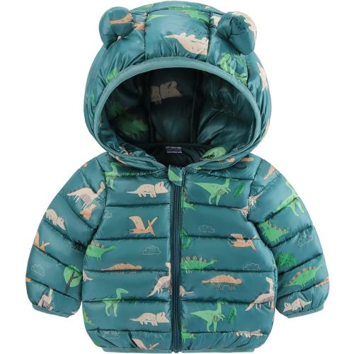 Newborn baby boy girl jacket winter clothes sweater outfit toddler puffer coat