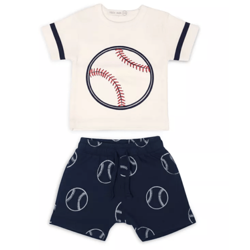 Boys' Baseball Tee & Shorts Set - 3M