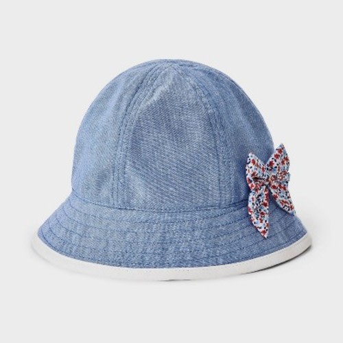 Baby Girls' Summer Celebration Hat - Cat & Jack™ Blue 0-6M