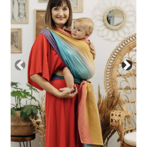 Baby Sling, Broken Twill Weave, (100% cotton) - PASTELS - size XL