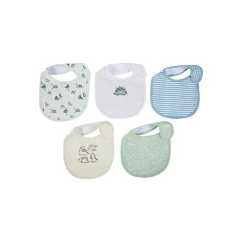 5 Pack Bibs - Dino - Dino - One Size