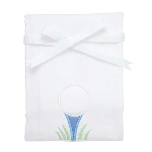 Golf Applique Burp Cloth