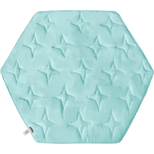 Hexagon Playpen Mattress Mat Blue, Non Slip Playpen Mat for Regalo Play Yard 6 Panel Playpen, Fit Hiccapop 53" PlayPod Portable Playard, Kids Tent Mat Hexagon