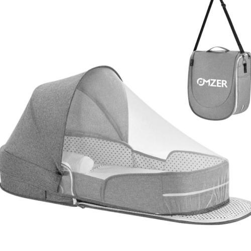 Gray Omzer Baby Travel Bassinet / Foldable Carry Bag...