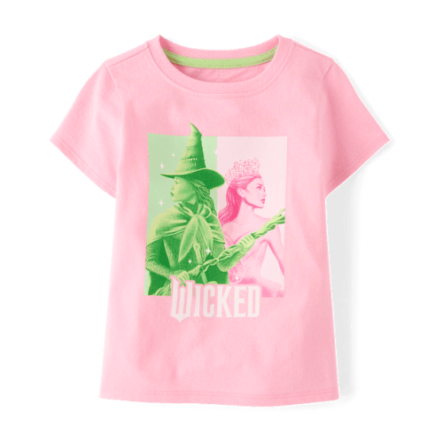 Wicked Glinda And Elphaba Profile Graphic Tee