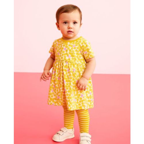Baby Dress & Leggings Set