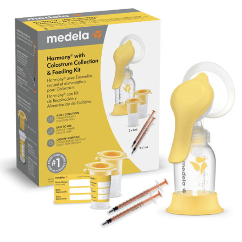 Amazon.com: Medela Harmony Manual Breast Pump with Colostrum Collection and Feeding Kit, 4-in-1 Solution, Collect, Store, Feed, and Pump, Includes Colostrum Collectors and Feeding Syringes