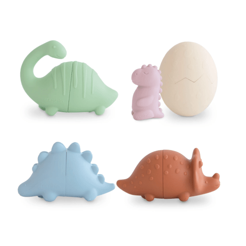 Dino Mold Free Bath Play Set - 4 Pack