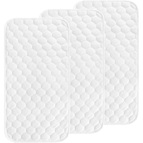 Accmor 3 Pack Waterproof Changing Pad Liners, Reusable Portable Diaper Changing Pad Covers
